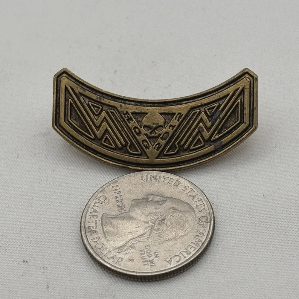 2012 Harley Owners Group Harley Davidson Motorcycles Lapel Hat Pin HOG Skull